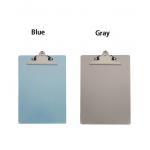 Clear A4 File Plastic Office Clipboards ODM With Metal Clip And Smooth Surface