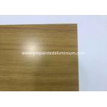 Alloy 1050 Wood Pvdf Coated Aluminium Sheets Outdoor Wall Decoration for sale