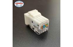 China Gold Plating ABS Toolless Keystone Cat5e RJ45 Punch Down Jack supplier