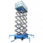 Outdoor 18m Scissor Lift 300kg Load Lightweight Scissor Lift for sale