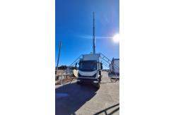China 15m cell on wheels porable tower telescopic telecom tower supplier
