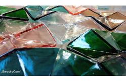 China High Clarity Round Sapphire Borosilicate K9 Crystal Plate supplier