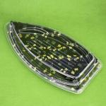Recyclable Disposable Plastic Sushi Sashimi Platter for sale