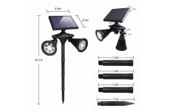 China 150LM Solar Panel Outdoor Spotlights supplier