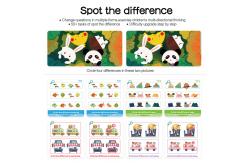 China Spot Difference Learning Wipe Clean Flash Cards Pen Controlled supplier