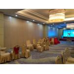Sliding Aluminium Roller Soundproof Partition Wall Melamine Surface 4m Height