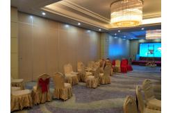 China Sliding Aluminium Roller Soundproof Partition Wall Melamine Surface 4m Height supplier