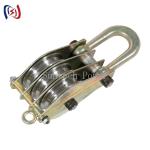 Single Sheave Tower Erection Tools, Steel Pulley Block For Lifting / Hoisting for sale