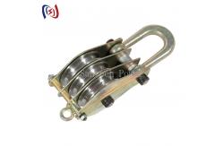 China Single Sheave Tower Erection Tools, Steel Pulley Block For Lifting / Hoisting supplier