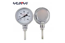 China Industrial Thread Mechanical Temperature Gauge WSS Bimetallic Thermometer Display supplier