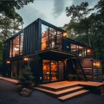 Sandwich Panel Detachable Container House Prefabricated Container Expandable Home for sale