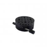 360 Degree  Angular Manual Rotation Stage 82mm Diameter Black for sale