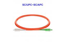China SC APC SC UPC Multimode Fiber Jumpers 1M 100M Length Customizable supplier