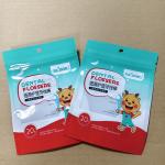 Three-Side Sealed Zipper Floss Bag  Leak-Proof Food Grade Packaging Custom Sizes / Printing FDA/SGS Certified Multilayer Composite Material for sale