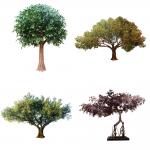 350cm Artificial Landscape Trees , Fake Maple Tree All Season for sale