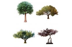 China 350cm Artificial Landscape Trees , Fake Maple Tree All Season supplier