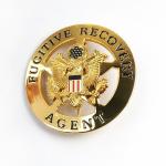 Engraved Metal Enamel Custom Police Badges Single Side / Double Side