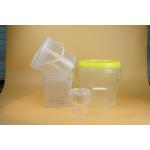 Food Grade Clear Plastic Bucket Customized Sizes & Thickness for sale