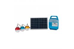 China FCC USB Out 10W MP4 Solar Home Lighting System With 3 External Lights supplier