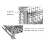Collapsible Stillage Wire Mesh Pallet Cage Container 1T For Warehouse