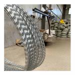 Wholesale Price Anti Climb Razor Barbed Wire Airport Prison Galvanized Fence for sale