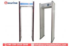 China 8 Pinpoint Zones Walk Through Security Detector LCD Screen Body Temperature Scanner supplier