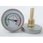 Solid Surface Remote Reading Thermometer , SS Back Bimetallic Thermometer for sale