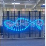 Led Screen High Transparency Curtain Grille Glass Window LED Mesh Display