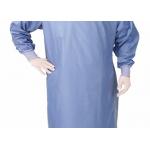 Disposable Reinforced Surgical Gown color Blue material Non-Woven Size Customization for sale