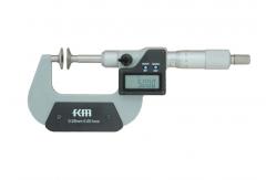 China 0-25mm IP65 Digital Disk Micrometer Non-rorating Spindle supplier