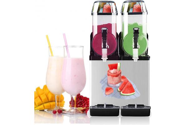 Frozen Beverage Cold Drink Commercial Slushy Machine Cooling RoHS R404A