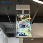 43 55 Inch Double Side Wall Mounted Digital Signage Advertising Hanging Digital Signage for sale