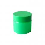 3oz Green Plastic Weed Jar with Child Resistant Cap for sale