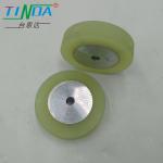 Customized Specifications Rubberized Roller Wheel with Smooth Surface for sale