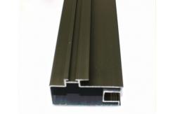 China Champagne Extruded Aluminum ,  Electronics Enclosure For Decorative Window Frame supplier