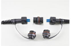 China ODVA Fiber Optic Patch Cables Mini SC LC APC UPC IP67 Mechanical Resistance supplier