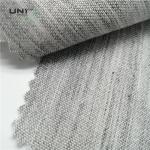 50cm - 150cm Width Horse Hair Canvas Interlining For Suit Cloth And Chest Lining for sale