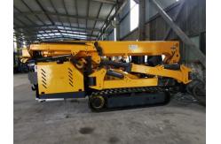 China 10 Ton Telescopic Boom Spider Crane for Construction Using supplier
