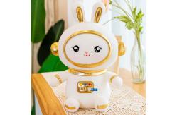 China AZO Free Nontoxic Cuddly Space Rabbit Plush Toy supplier