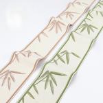 Fabric Ribbons for Ancient Hanfu Collars Plackets and Cuffs on High Tenacity Chinese Style Bamboo Curtains for sale