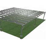 Metal Frames Solar Panel Mounting System , Anodized Solar PV Mounting Systems for sale