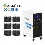6KWH All in One portable power station Lifepo4 off Grid 3kw Hybrid Inverter for sale
