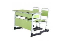 China BIFMA Metal Rust Removed School Desk With Chair supplier