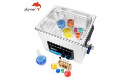China 40kHz 6.5L Tank Ultrasonic Glass Cleaner SUS304 With Heater supplier