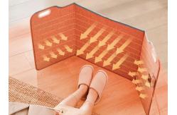 China Portable Electric Foot Warmer Under Desk Silent With 50Degree Temperature Xf Frd supplier