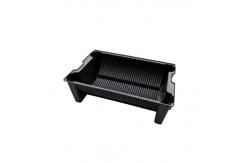 China 3mm Conductive Polystyrene 330mm SMT Reel Tray ESD Storage Box supplier