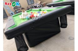 China Inflatable Bowling Game 0.9mm PVC Air Sealed Inflatable Pool Table With Stand supplier