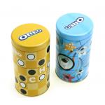 Round Candy Cookie Tin Cans 90x160mm Airtight for sale