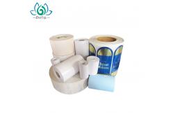 China Glossy Laminated Waterproof Linerless Labels Without Base Paper supplier