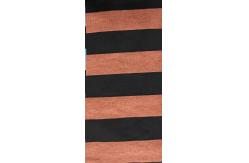 China Skin-Friendly And Comfortable Elastic Striped Material Fabric For T-Shirt supplier